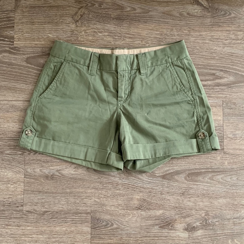 Banana Republic Army Green Shorts